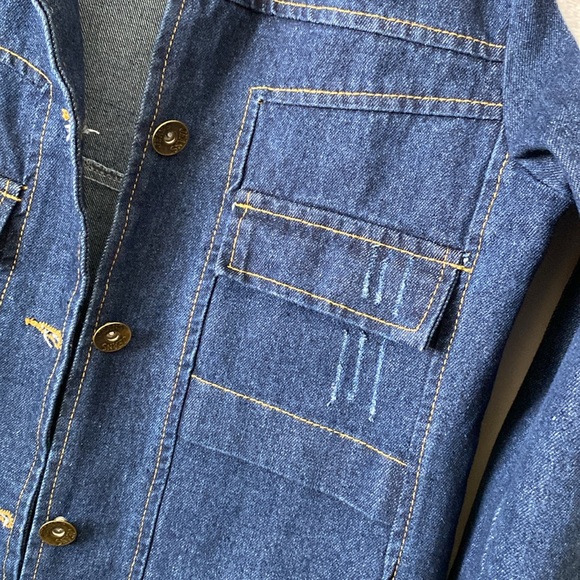 Long Denim Jacket - Picture 4 of 6